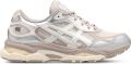 ASICS GEL-NYC Sneakers Dames Zilver Mesh Synthetisch - Zilver