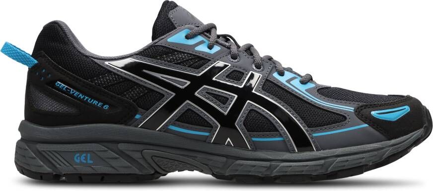 ASICS GEL-VENTURE Heren Schoenen Zwart Maat: 40.5 Mesh Synthetisch Foot Locker
