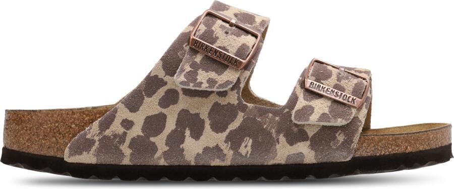 Birkenstock Suede Slippers en Sandalen Dames Bruin Suède - Foto 2