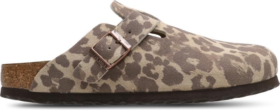 Birkenstock Suede Slippers en Sandalen Dames Bruin Suède