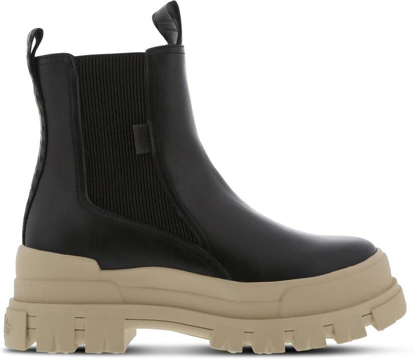 Buffalo Aspha Chelsea Dames Schoenen Zwart Maat: 36 PU Foot Locker