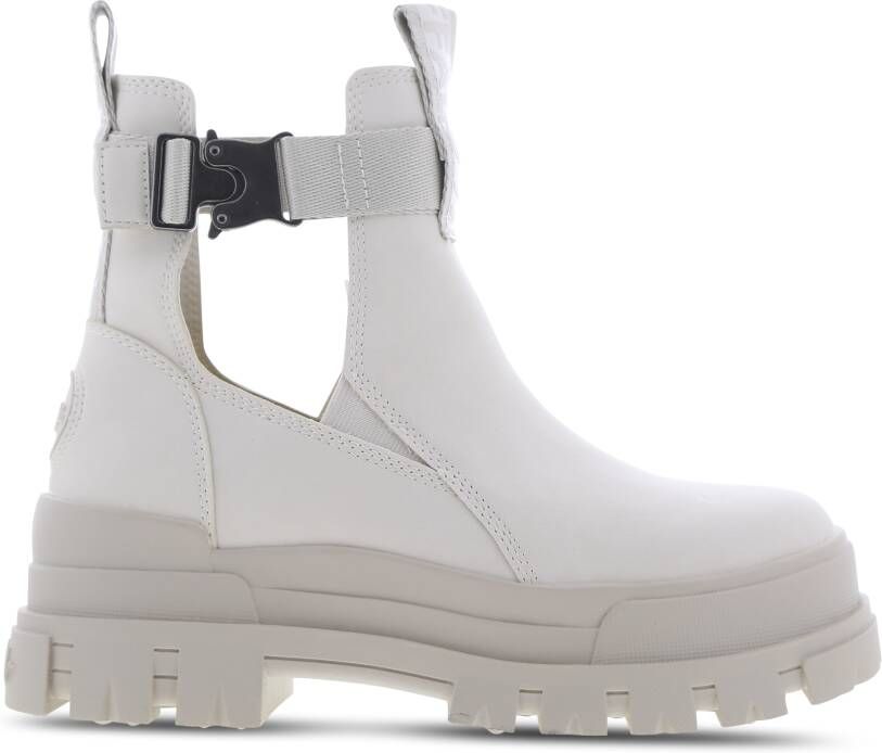 Buffalo Aspha Sneakers Dames Beige Leer - Foto 2