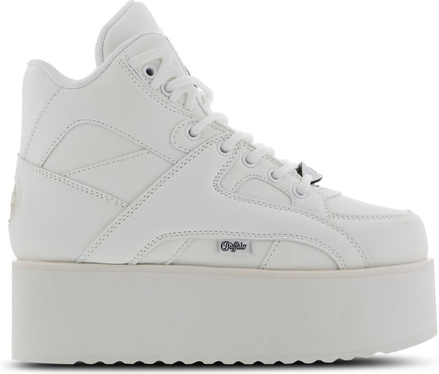 Buffalo 1330-6 Sneakers Dames Wit PU