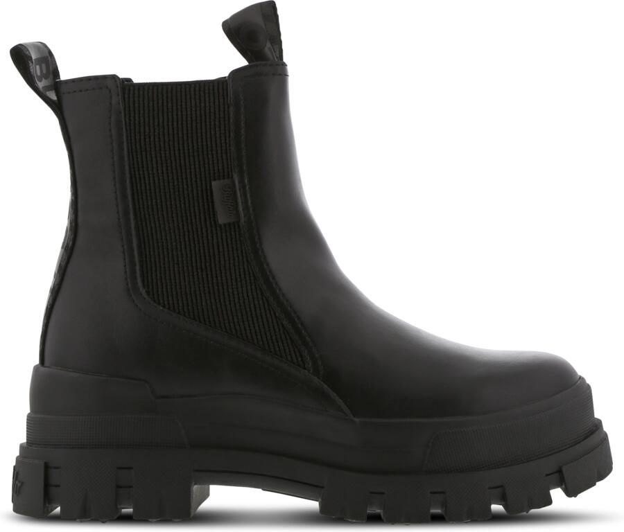 Buffalo Dameslaarzen van nappa Aspha Chelsea Mid Black Dames - Foto 2
