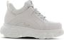 Buffalo Plateausneakers Corin veterschoen vrijetijdsschoen ugly sneaker met typische plateausool - Thumbnail 5