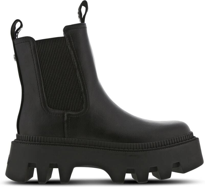 Buffalo Flora Chelsea Dames Schoenen Zwart Maat: 36 PU Foot Locker