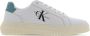 Calvin Klein Classic Cup Low Laceup Sneakers Schoenen Wit YM0YM00491-YAF - Thumbnail 6