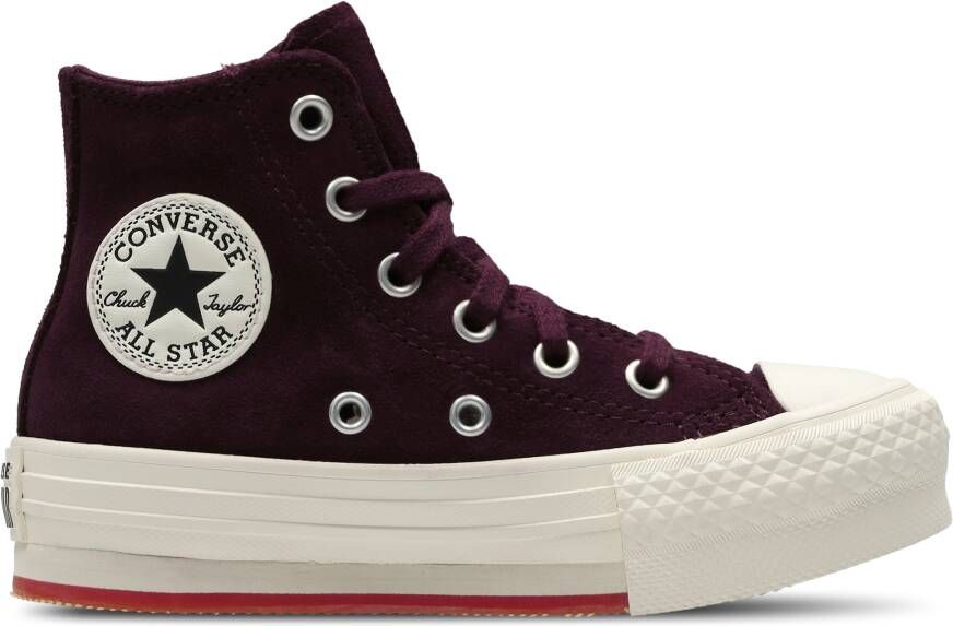 Converse Chuck Taylor All Star Unisex Schoenen Rood Maat: 33.5 Leer Foot Locker