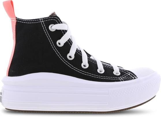 Converse Ctas Move Platform High Peuterschoenen Zwart Canvas - Foto 4