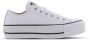 Converse Chuck Taylor All Star Lift Ox Lage sneakers Leren Sneaker Dames Wit - Thumbnail 8