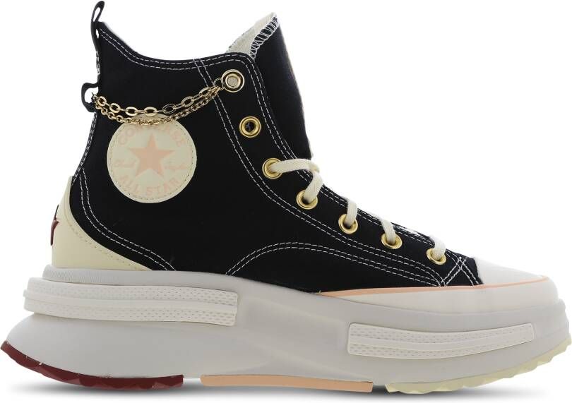 Converse Run Star Legacy Cx Platform High Sneakers Dames Zwart Textil Leer