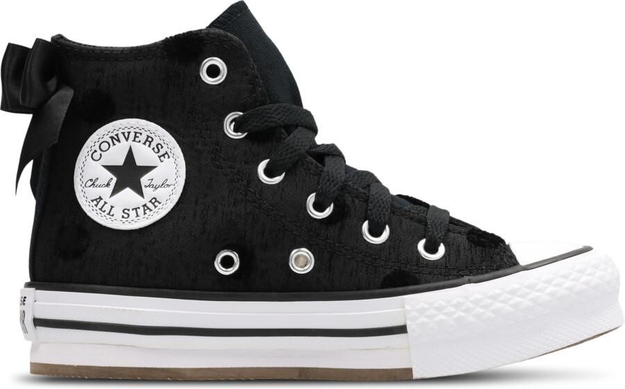 Converse Ctas Eva Lift Peuterschoenen Zwart Poly Fleece