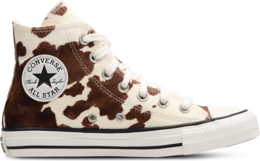 Converse Ctas Hi Sneakers Dames Zwart Bont