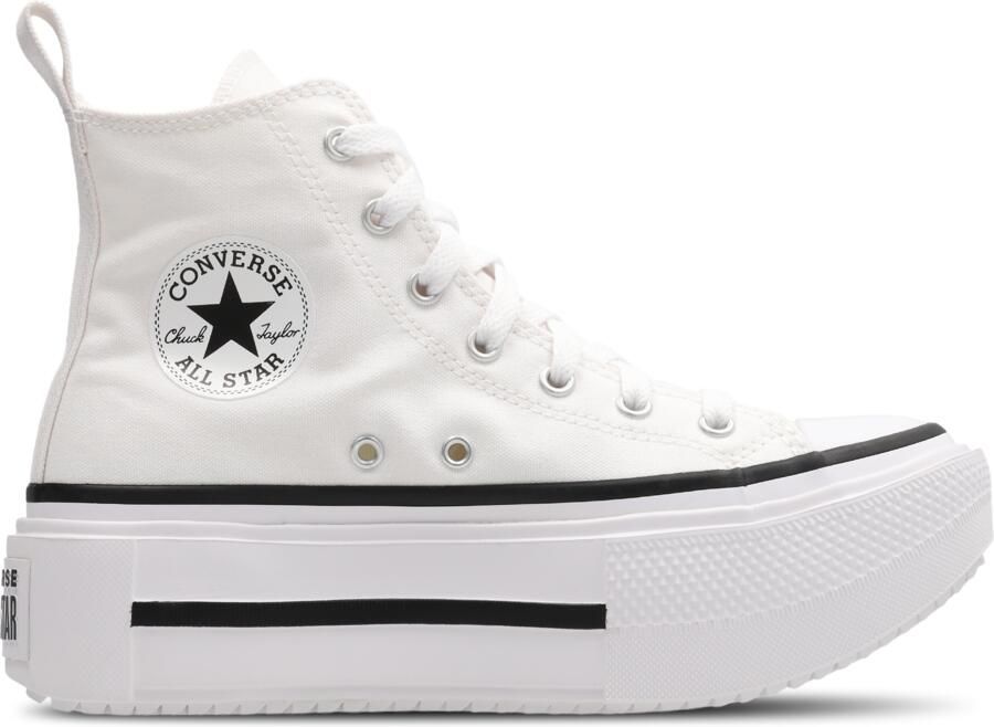 Converse CTAS Lift Double Stack Kindersneakers Wit Canvas