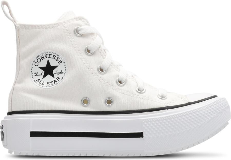 Converse CTAS Lift Double Stack Peuterschoenen Wit Canvas
