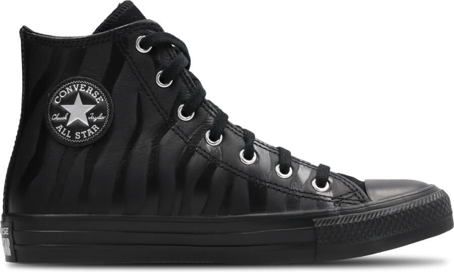 Converse Ctas Lift Hi Kindersneakers Zwart Leer