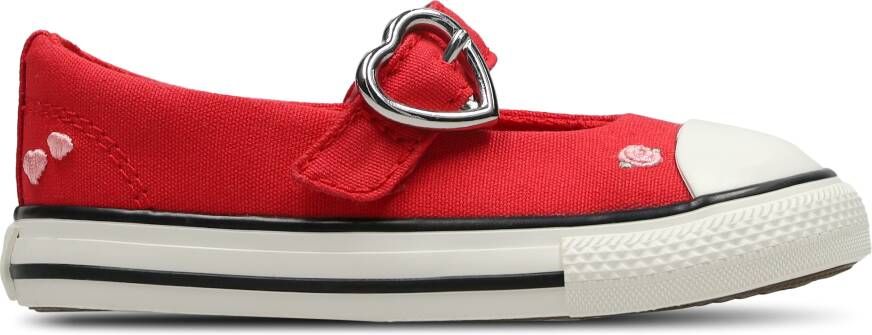 Converse Ctas Dainty Mary Jane Low Unisex Schoenen Rood Maat: 22 Canvas Foot Locker