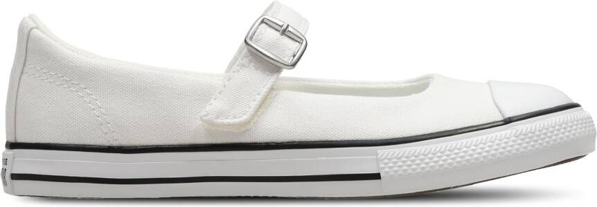 Converse Ctas Dainty Mary Jane Low Unisex Schoenen Wit Maat: 33.5 Canvas Foot Locker