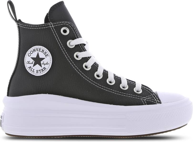 Converse Ctas Move Platform High Unisex Schoenen Zwart Maat: 37.5 Leer Foot Locker