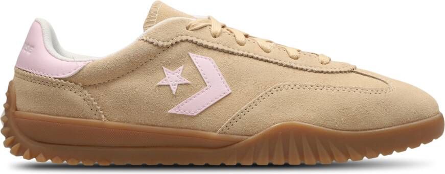 Converse Run Star Trainer Dames Schoenen Beige Maat: 35.5 Suède Foot Locker