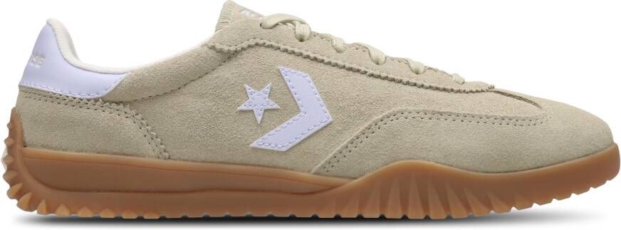 Converse Run Star Trainer Dames Schoenen Beige Maat: 35.5 Suède Foot Locker