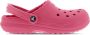 Crocs Klassieke Gevoerde Klomp in Roze Pink Dames - Thumbnail 2