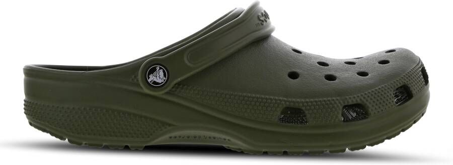 Crocs Classic Heren Slippers en Sandalen Groen Maat: 41-42 Rubber Foot Locker