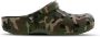 Crocs Klieke Bedrukte Camo Klomp Green Heren - Thumbnail 3