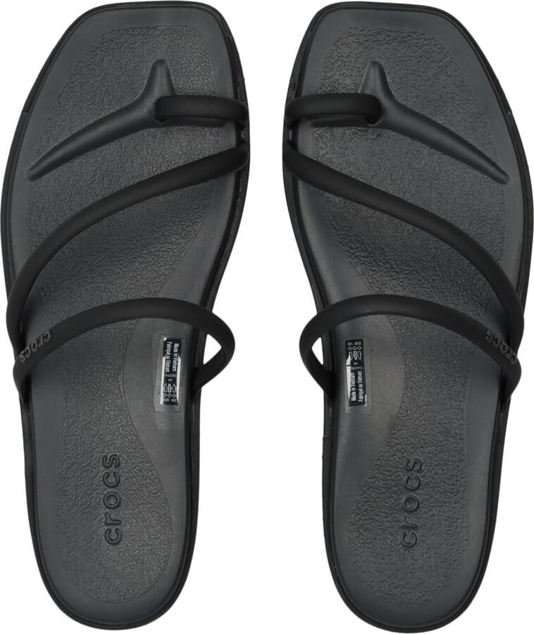 Crocs Miami Slippers en Sandalen Dames Zwart Maat 36-37 Plastic - Foto 2