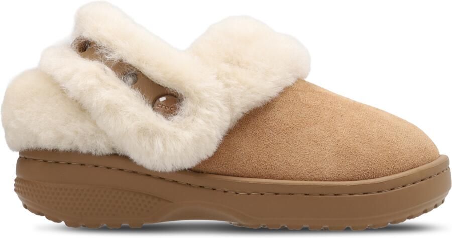 Crocs Suede Peuterschoenen Bruin Suède