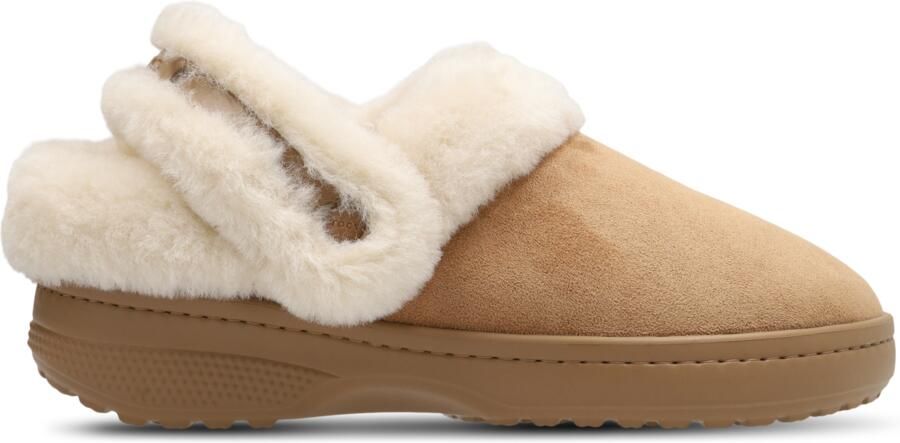 Crocs Suede Slippers en Sandalen Dames Bruin Plastic