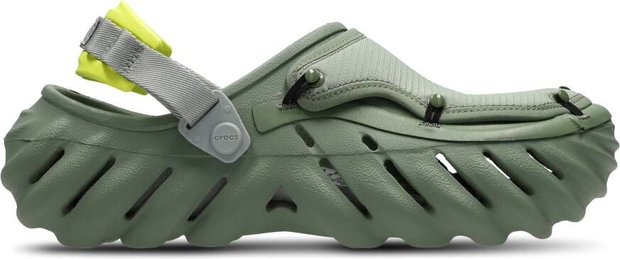 Crocs Clog Heren Slippers en Sandalen Groen Maat: 39-40 Rubber Foot Locker