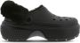 Crocs Zwarte gevoerde Stomp klomp met bont Black - Thumbnail 3