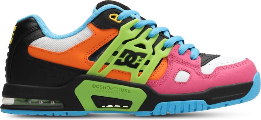 DC Shoes At-2 Sneakers Heren Zwart Leer