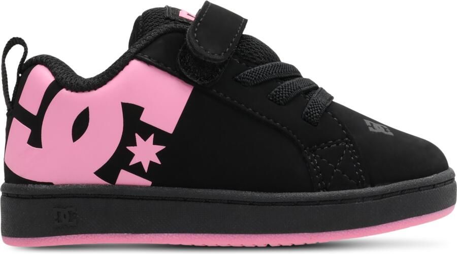 DC Shoes Court Graffik Babyschoenen Zwart Suède