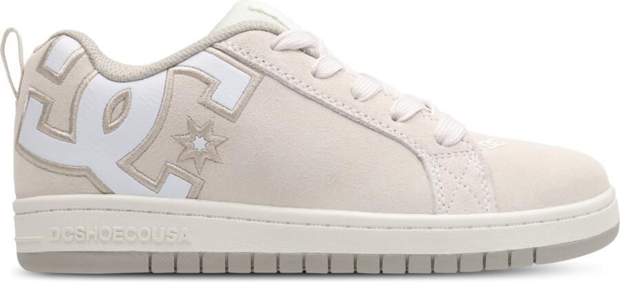 DC Shoes Court Graffik Kindersneakers Beige Nubuck