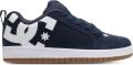 DC Shoes Court Graffik Blauw Leren Teenslippers - Blauw
