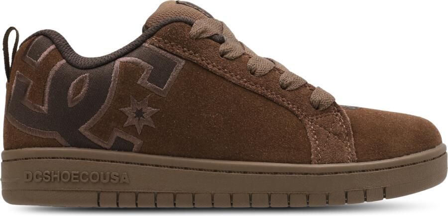 DC Shoes Court Graffik Kindersneakers Bruin Nubuck