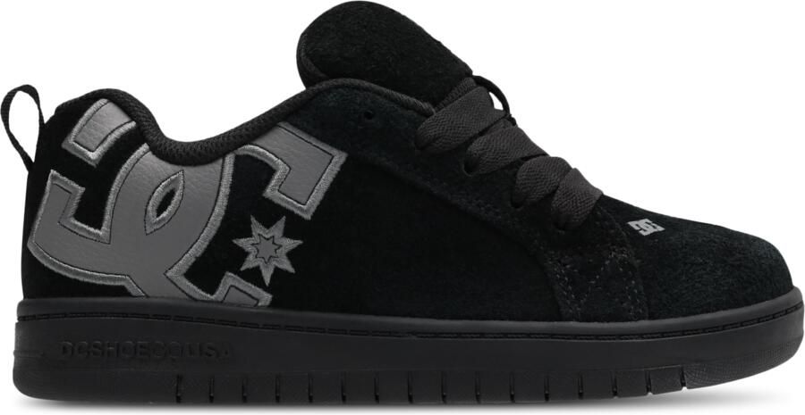 DC Shoes Court Graffik Kindersneakers Zwart Suède