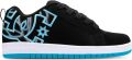 DC Shoes Court Graffik Kindersneakers Zwart Suède - Zwart