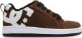 DC Shoes Court Graffik Peuterschoenen Bruin Suède - Bruin