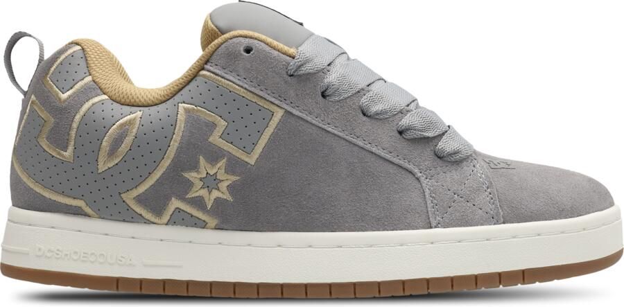 DC Shoes Court Graffik Sneakers Heren Grijs Suède