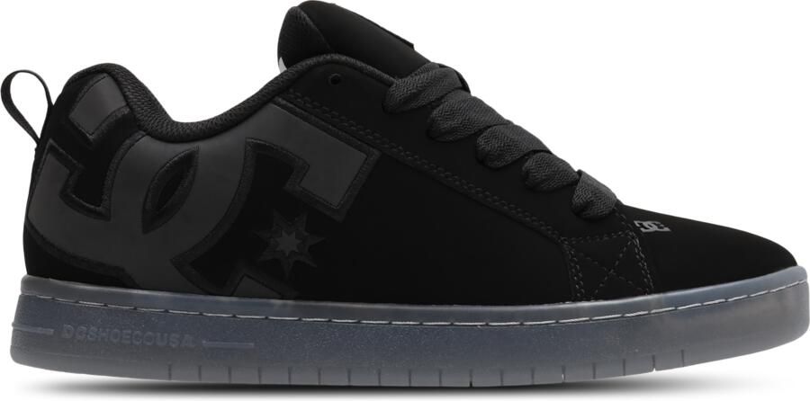 DC Shoes Court Graffik Sneakers Heren Zwart Suède