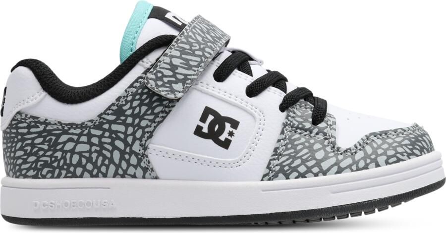 DC Shoes teca 4 V Peuterschoenen Wit Leer
