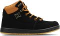 DC Shoes Rovik Kindersneakers Zwart Leer - Wheat/Geel