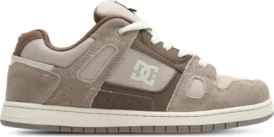 DC Shoes Stag Kindersneakers Beige Leer