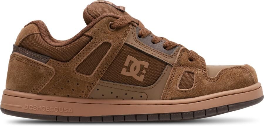 DC Shoes Stag Kindersneakers Bruin Suède
