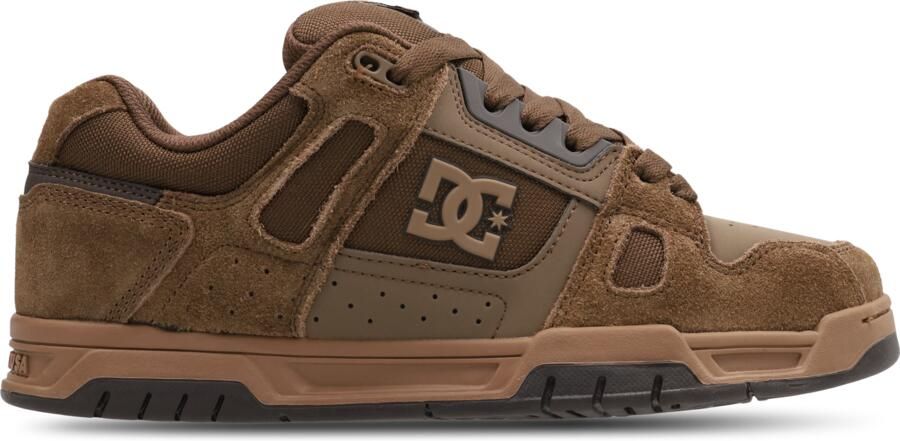 DC Shoes Stag Sneakers Heren Bruin Suède