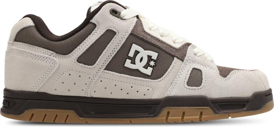 DC Shoes Stag Sneakers Heren Bruin Suède - Foto 3