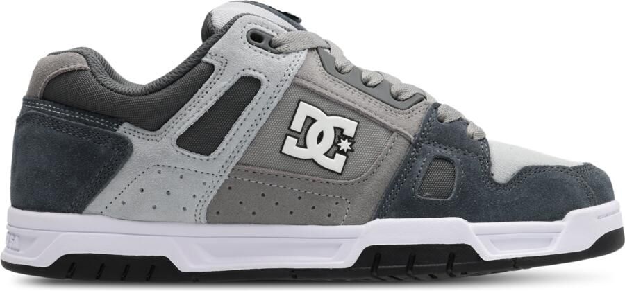 DC Shoes Stag Sneakers Heren Grijs Leer